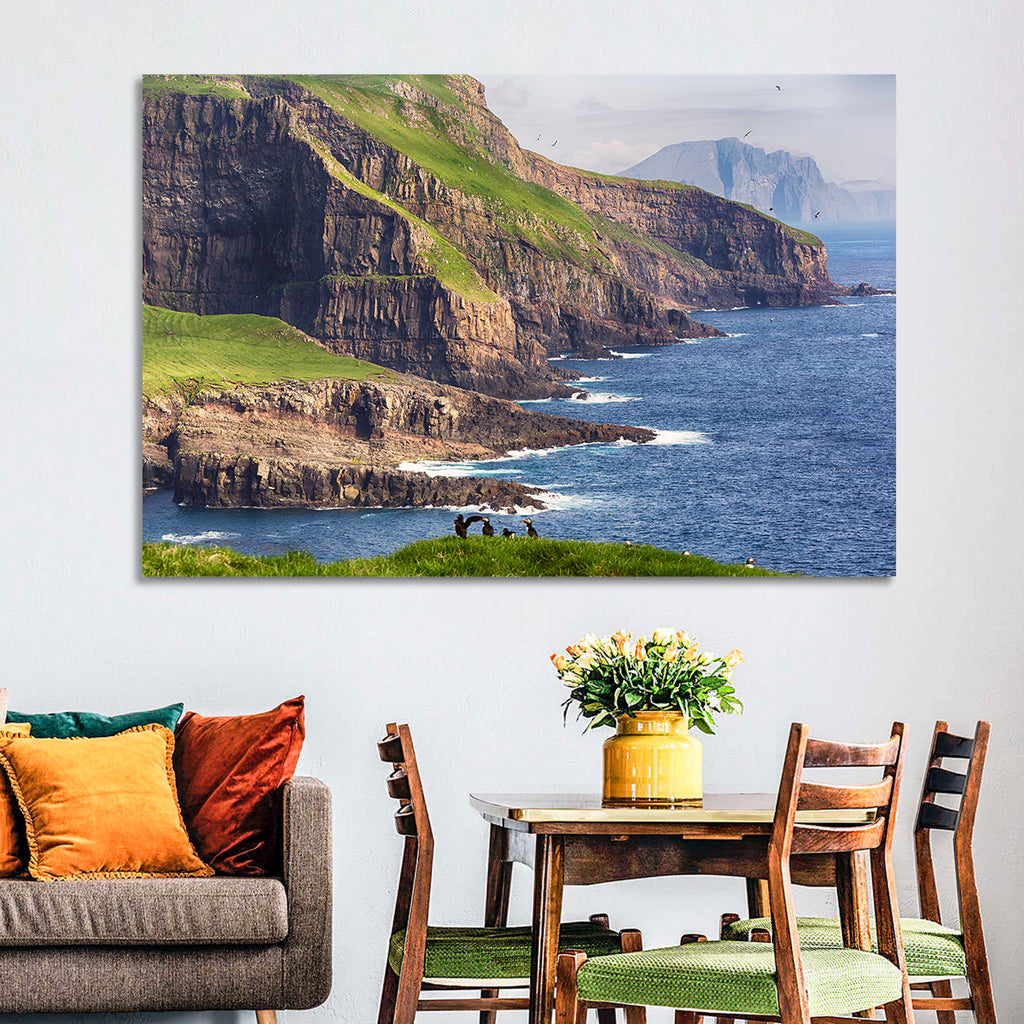 Mykines Cliffs, Faroe Islands Wall Art
