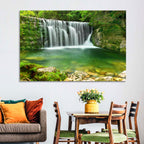 Emerald Lake Cascade Wall Art