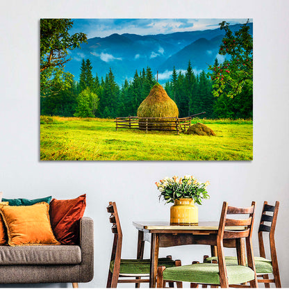 Mountain Haystack Wall Art