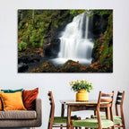 Autumn Waterfall in Tobermory Wall Art