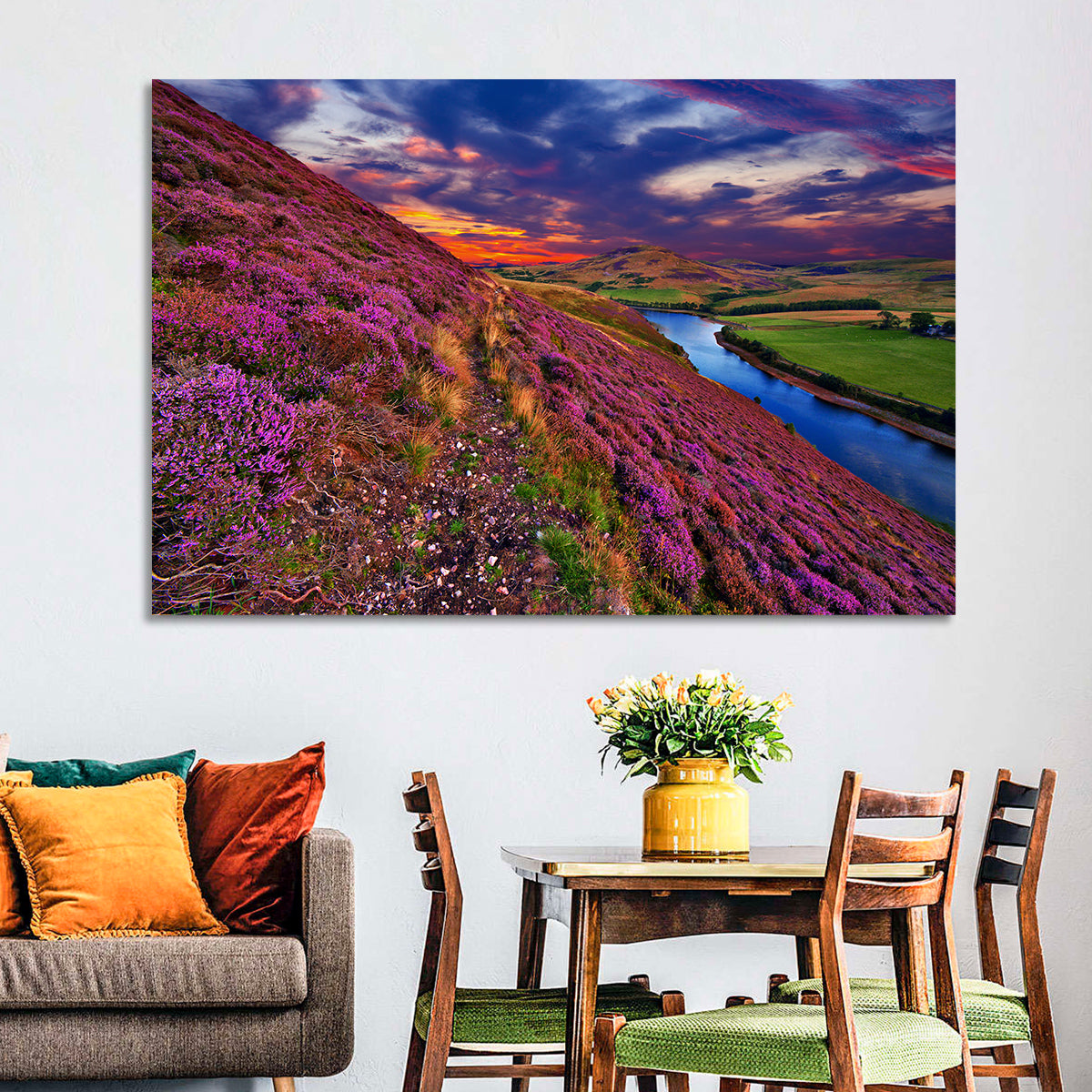 Pentland Hills Heather, Edinburgh Wall Art