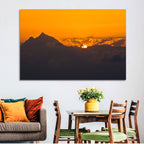 Athos Mountain Sunrise Wall Art