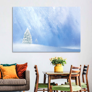 Winter Snowy Tree Wall Art