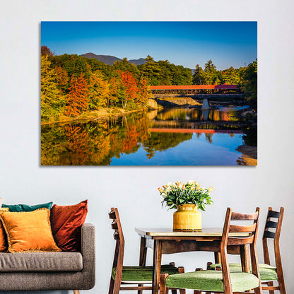 Saco River Bridge Wall Art