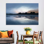 Lake Clark Foggy Shoreline Wall Art