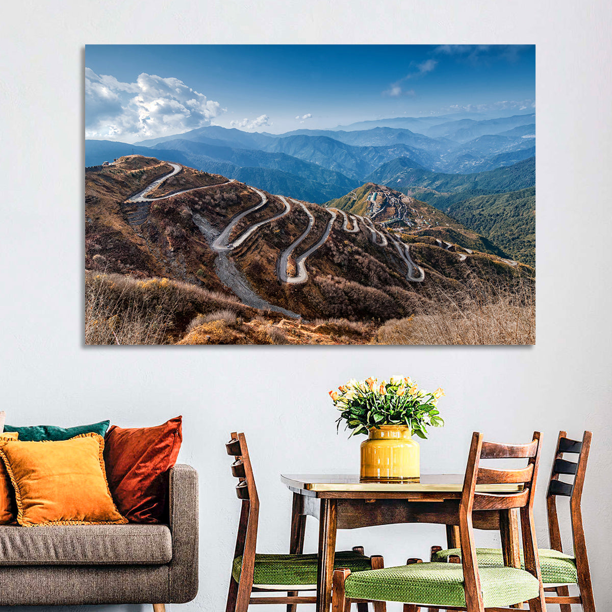 Zuluk Zig-zag Road, Sikkim Wall Art