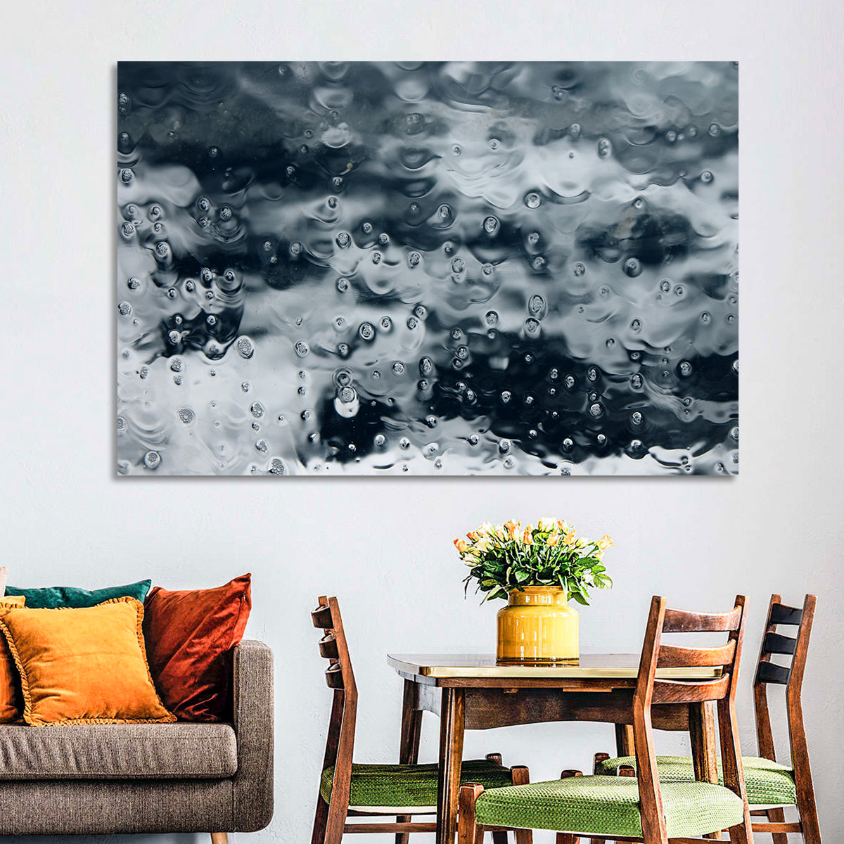 Sea of Teardrops in Ice Wall Art