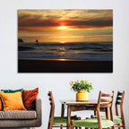 Oregon Sea Stack Sunset Wall Art