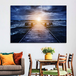 Old Wooden Jetty Wall Art