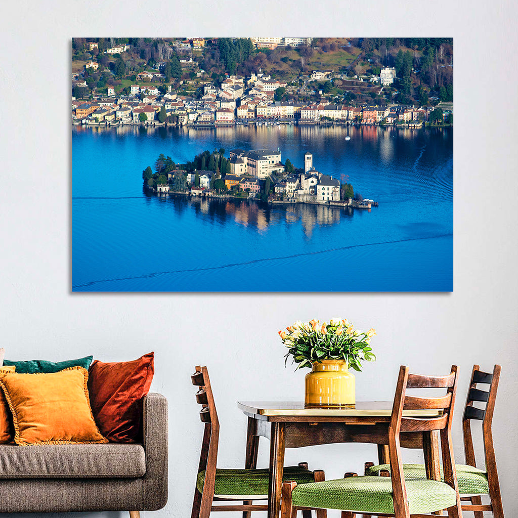 Isola San Giulio, Lake Orta Wall Art