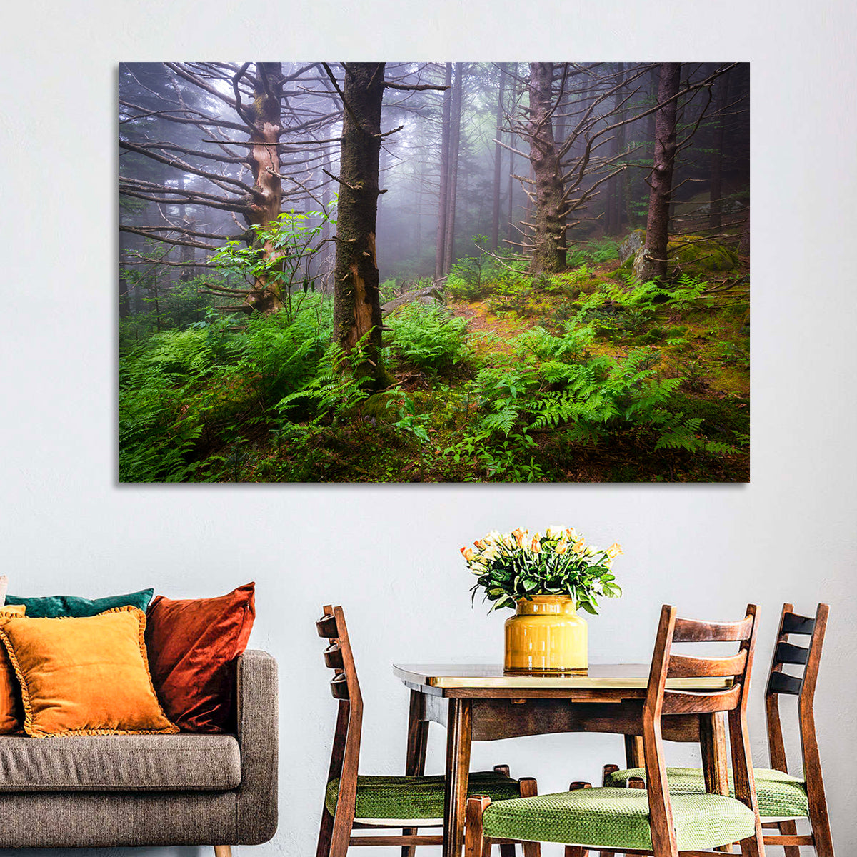 Misty Spruce-fir Trail Wall Art