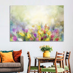Soft Focus Tulip Meadow Wall Art