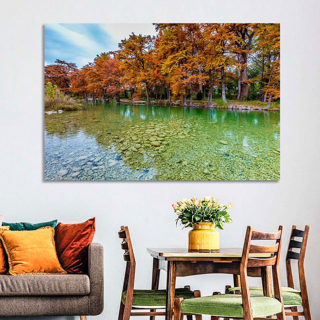 Frio River at Garner State Park Wall Art