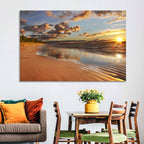 Lake Huron Sunset Beach Wall Art