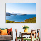 Coastal Cliffs and Lighthouse Bay Wall Art