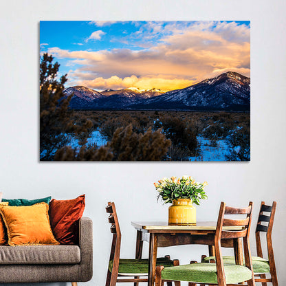Taos  Sangre Winter Desert Wall Art