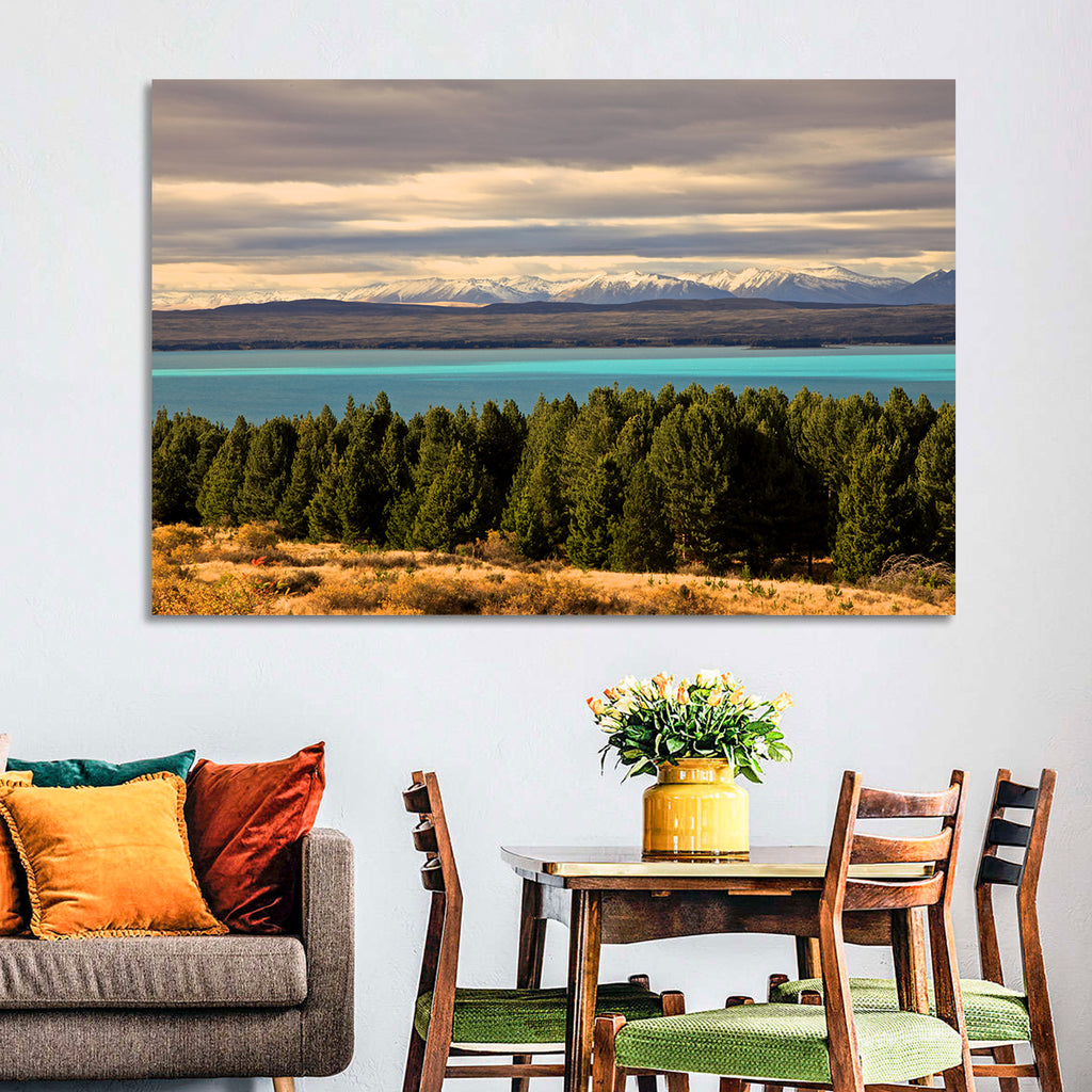 Lake Pukaki Turquoise View Wall Art