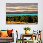 Lake Pukaki Turquoise View Wall Art