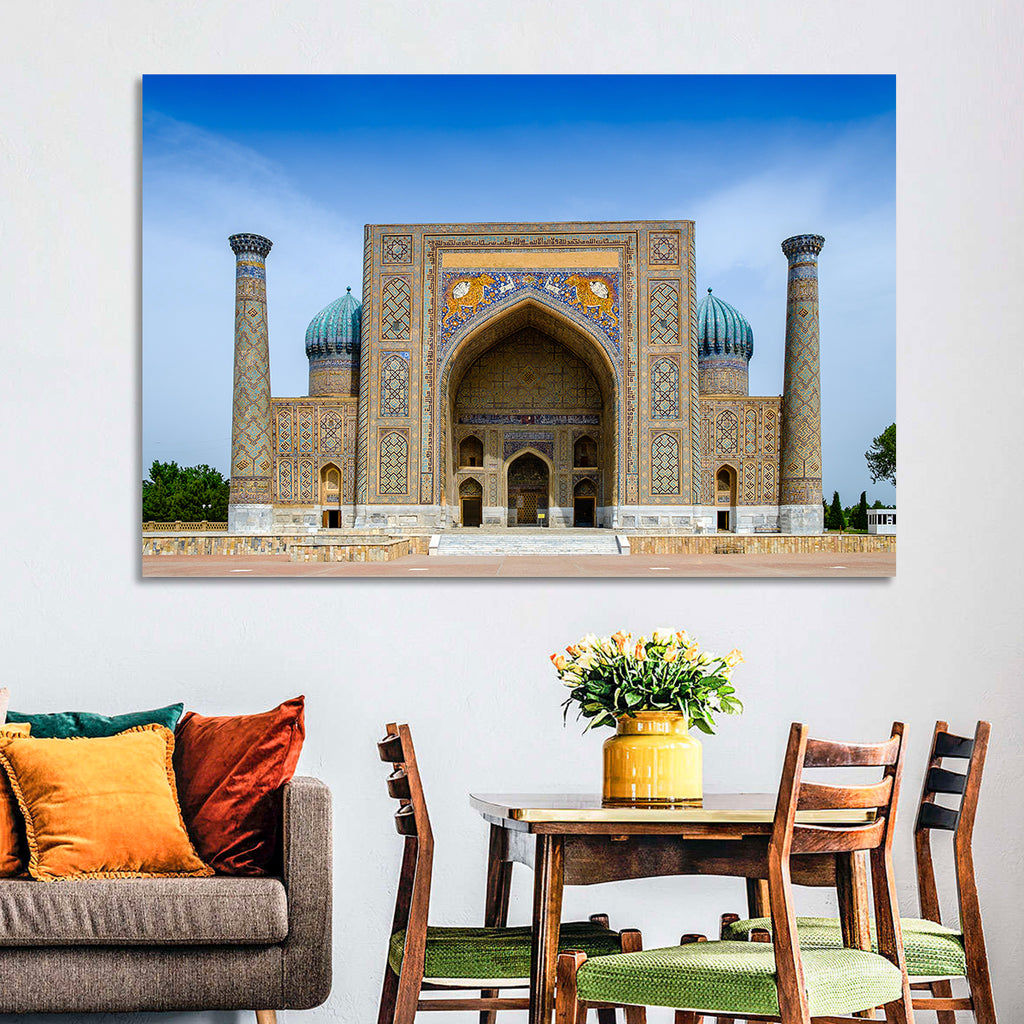 Sher-dor Madrasah, Registan Square Wall Art