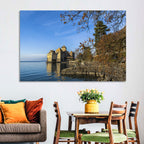 Chillon Castle on Lake Geneva Wall Art