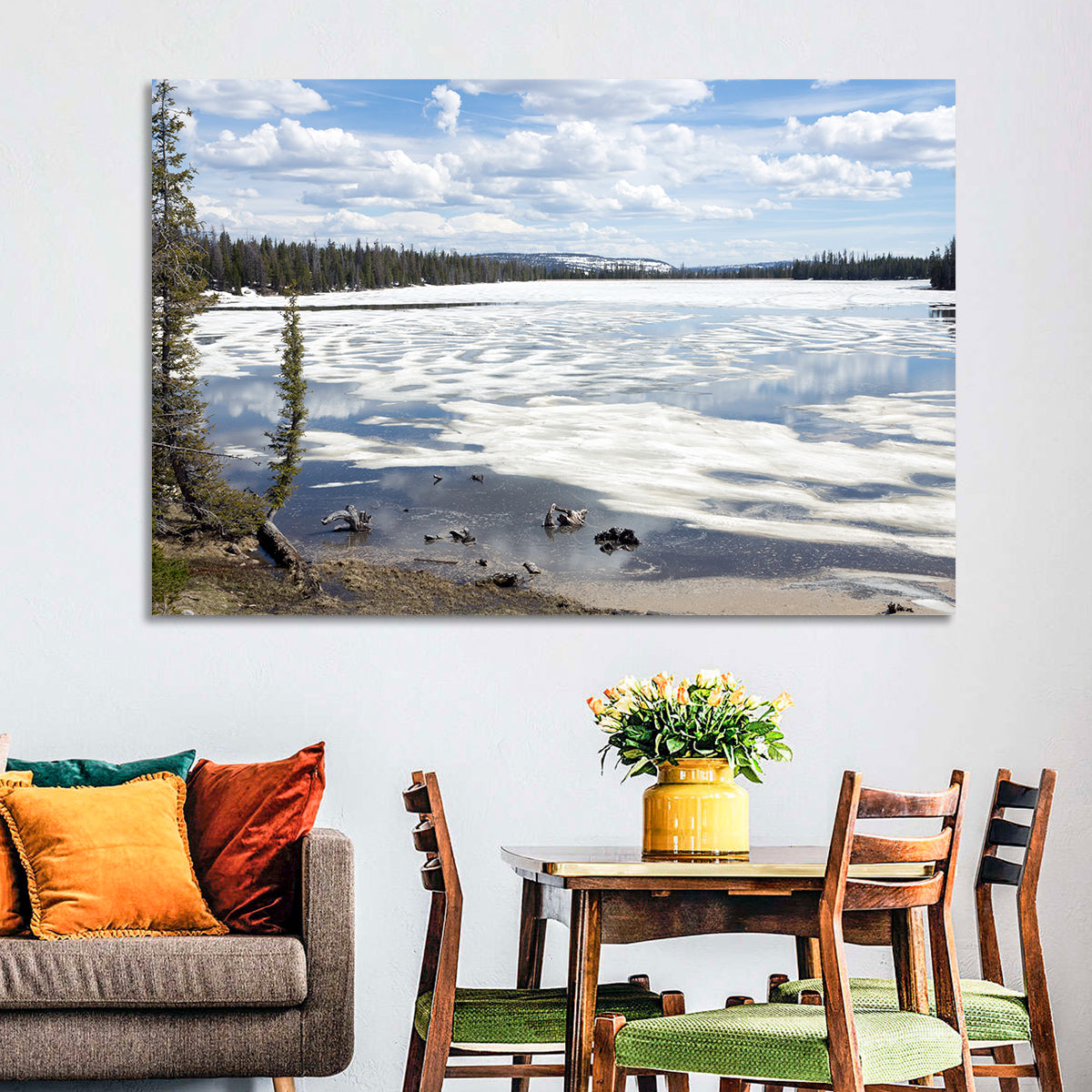 Lost Lake Reflections, Utah Wall Art in a room, landscape