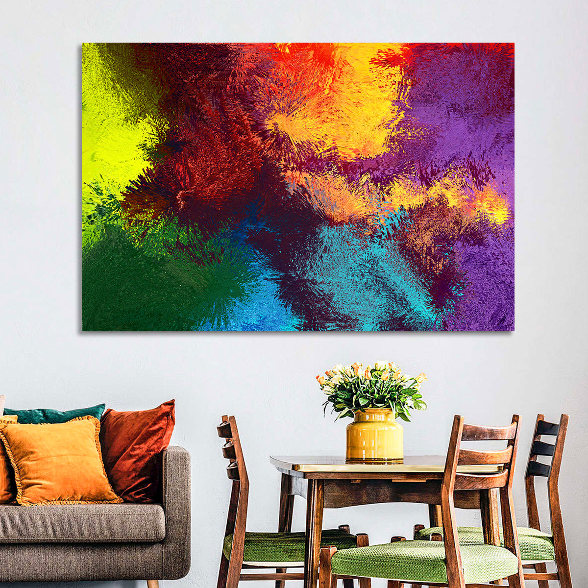 Sparkling Color Fields Wall Art