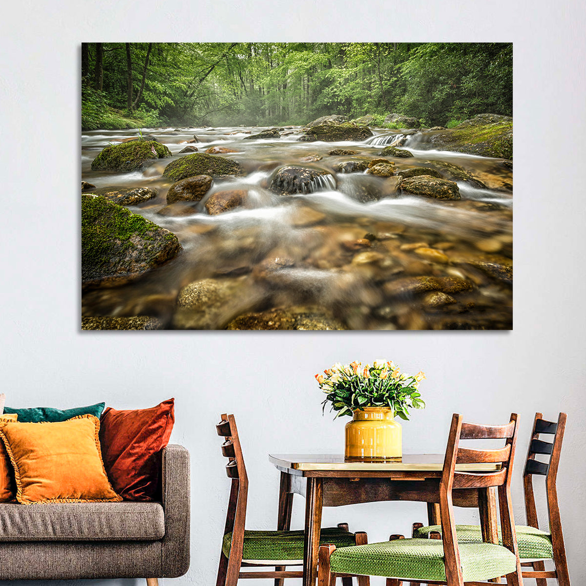 Forest Creek, North Carolina Wall Art in a room, landscape