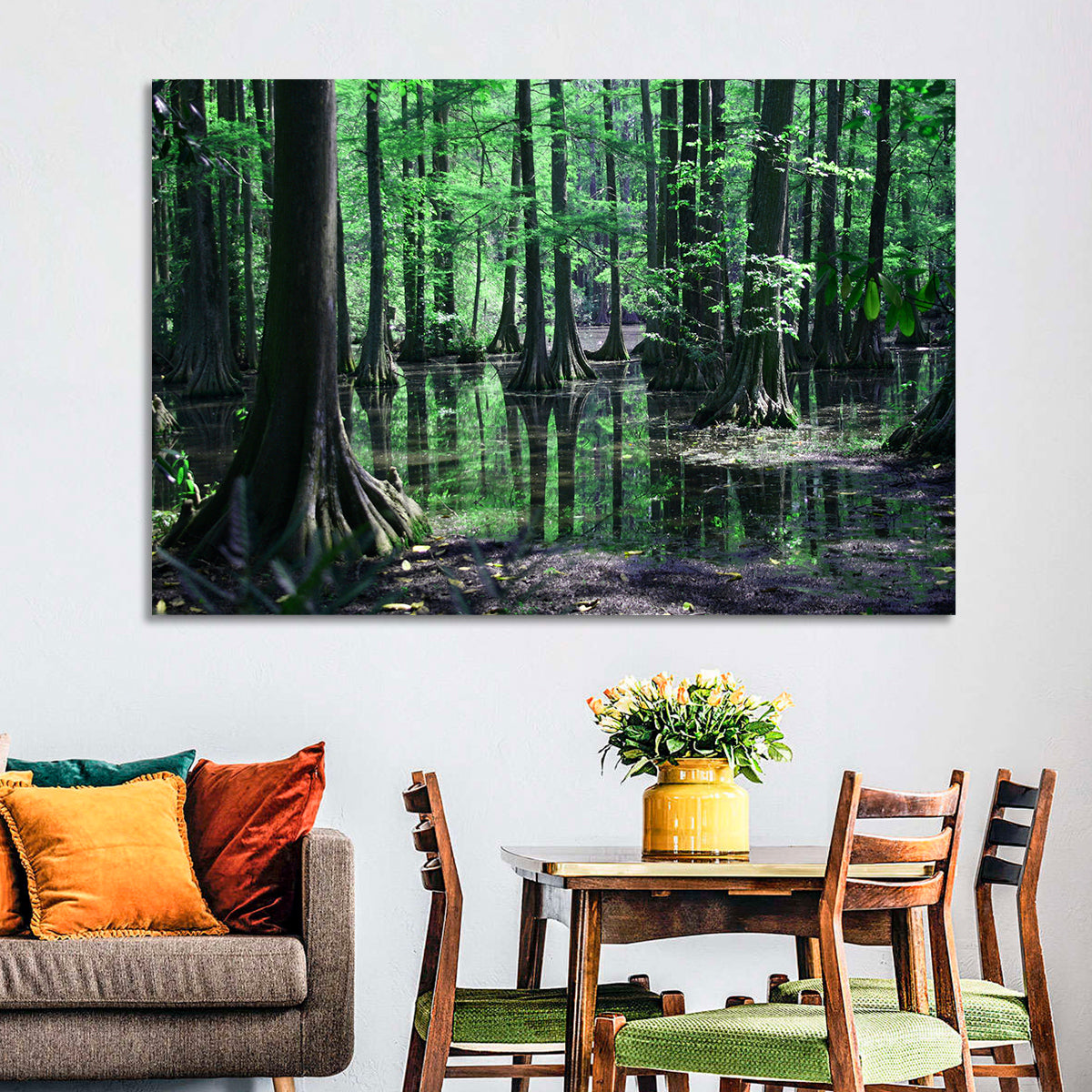 Congaree Swamp Reflection Wall Art