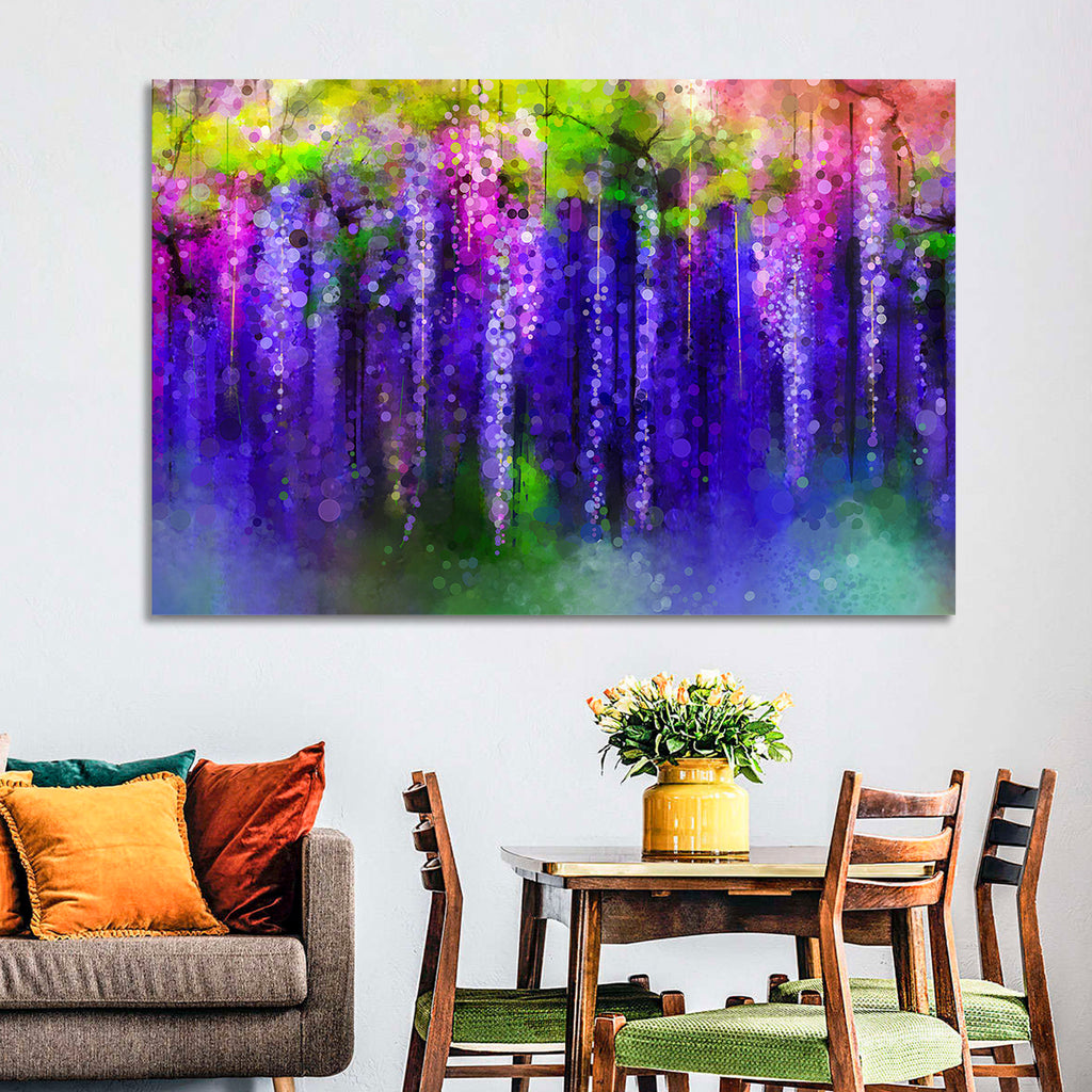 Dreamy Wisteria Vines Wall Art