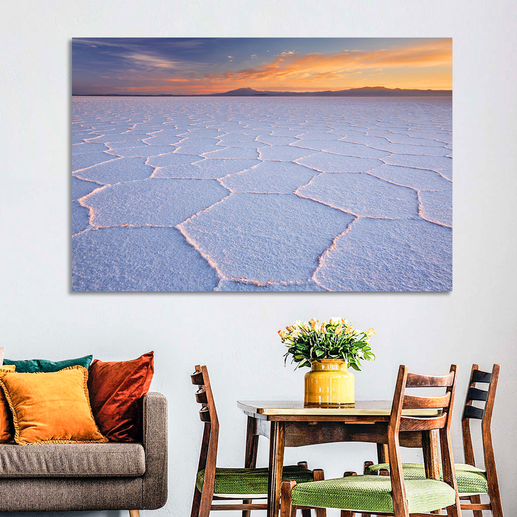 Salar De Uyuni Sunrise Wall Art