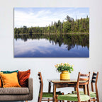 Peck Lake Shoreline Reflection Wall Art