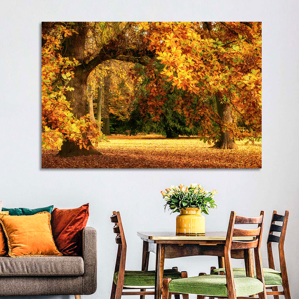 Autumn Park Oaks Wall Art