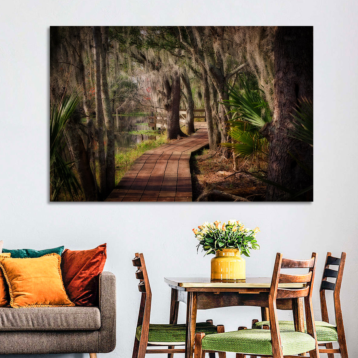 Louisiana Swamp Boardwalk Wall Art