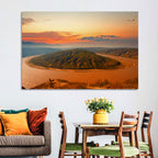 Yellow River Qianshan Bend Wall Art