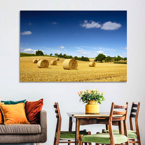 Straw Bales Wall Art