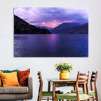 Lake Chelan Violet Sunset Wall Art