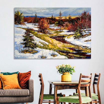 Snowy Landscape Wall Art