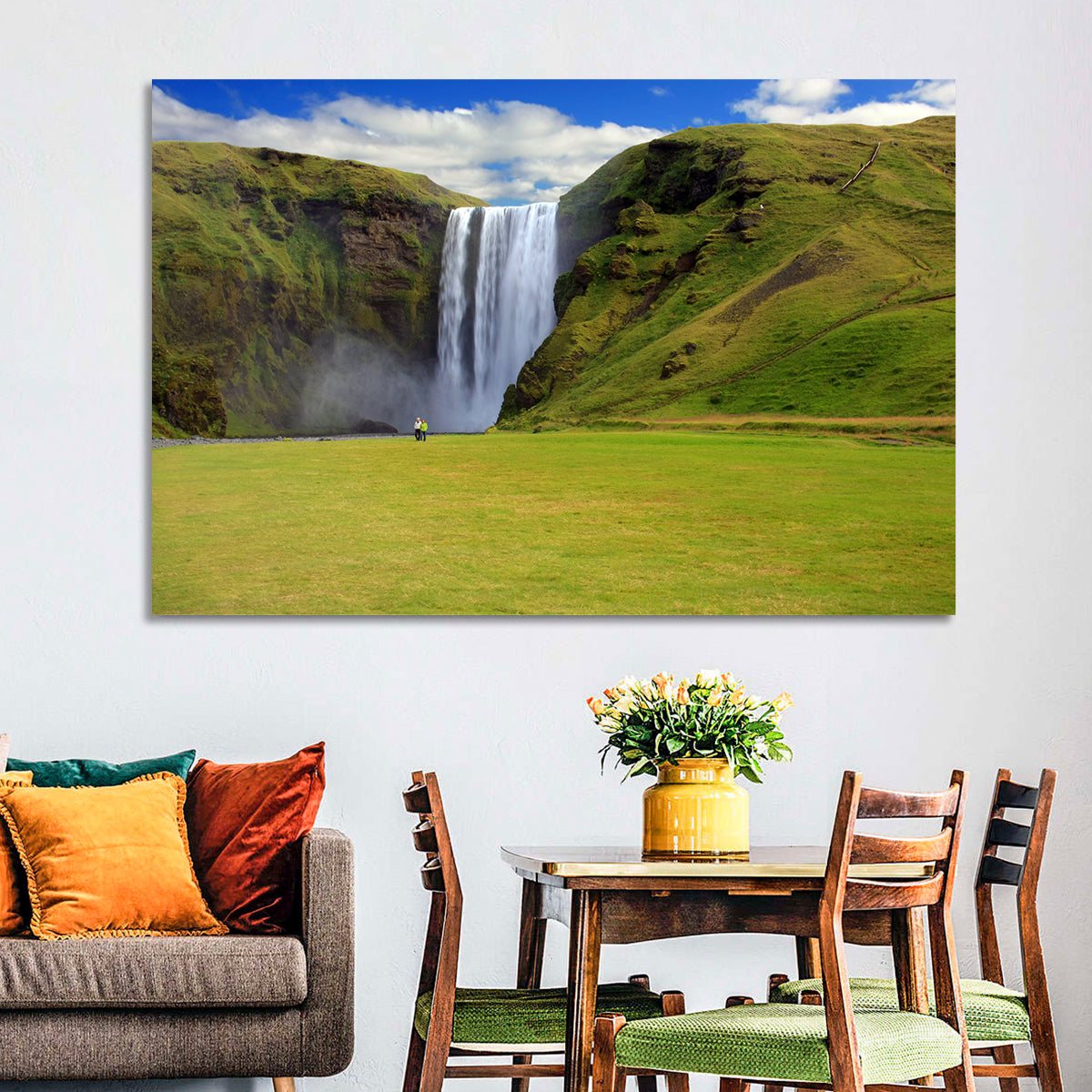 Skógafoss Waterfall Wall Art