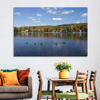 Greenwood Lake Autumn Landscape Wall Art
