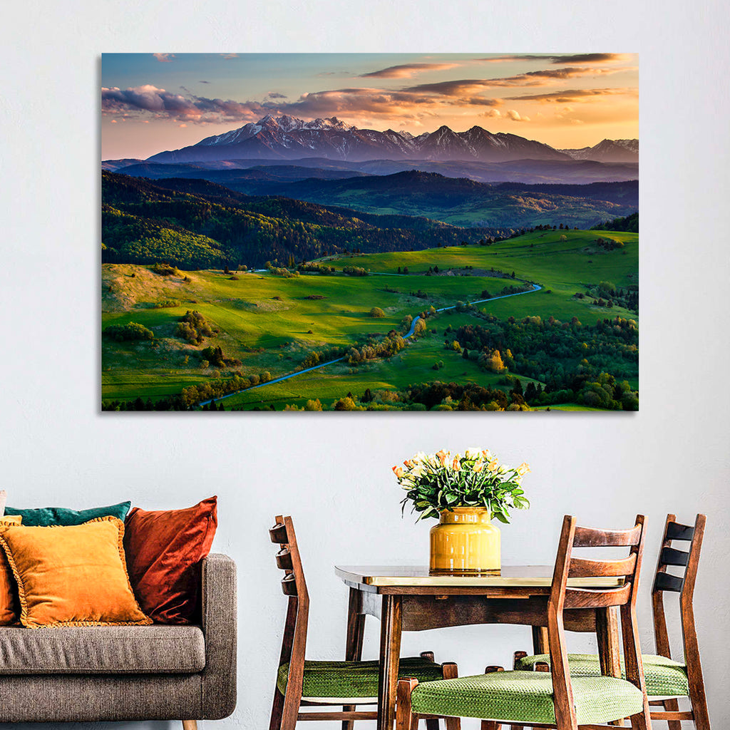 Tatras Golden Hour Vista Wall Art