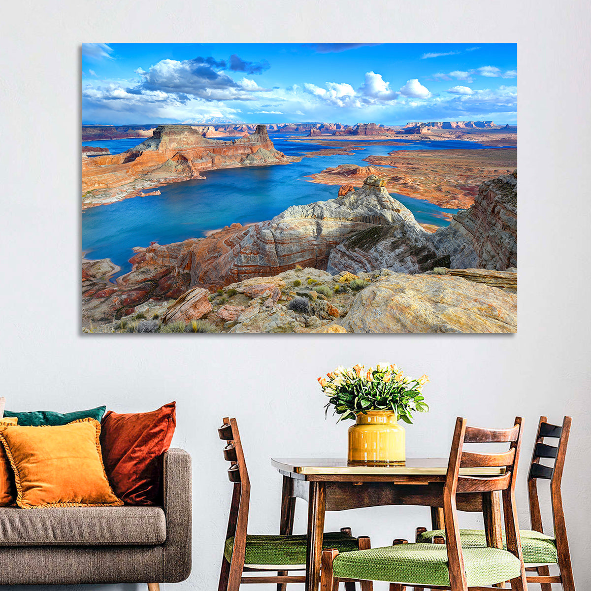 Alstrom Point Arizona Wall Art in a room, landscape