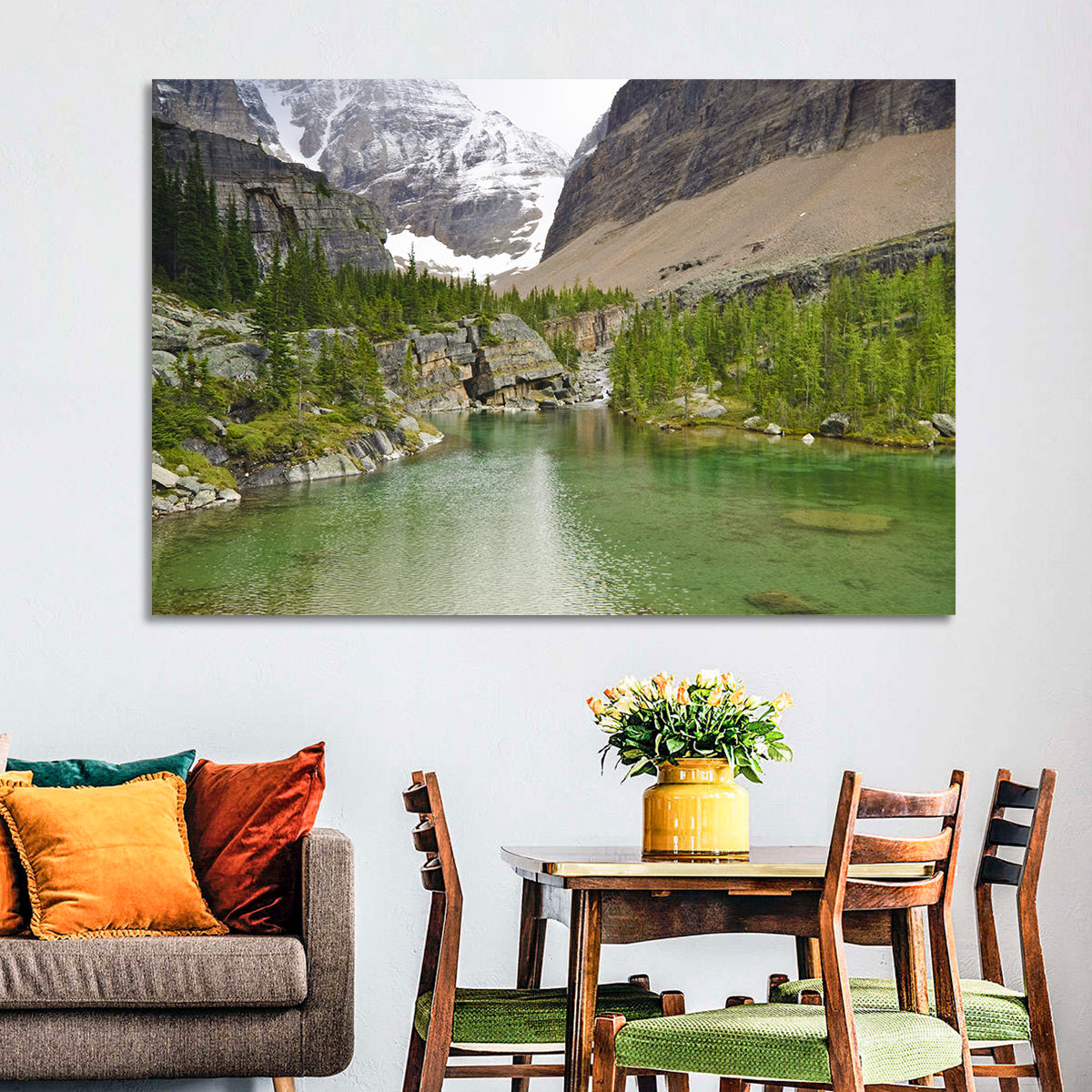 Lake Oesa Alpine View Wall Art