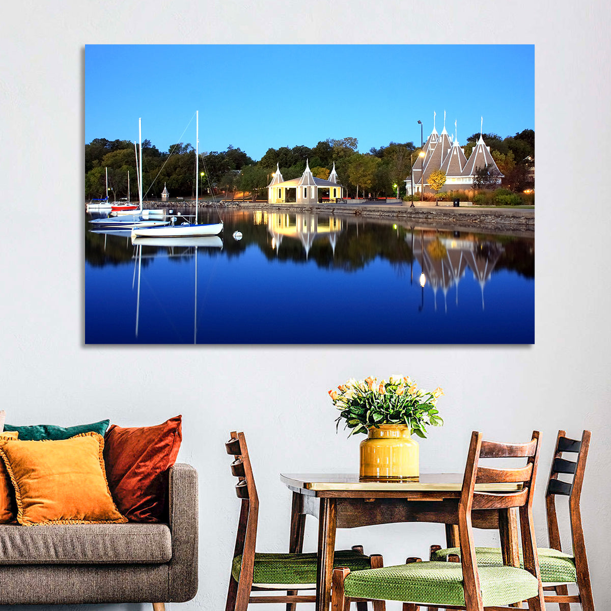 Lake Harriet, Minneapolis Wall Art in a room, landscape
