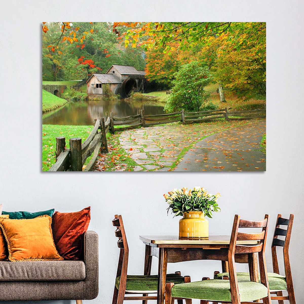 Mabrys Mill Wall Art in a room, landscape