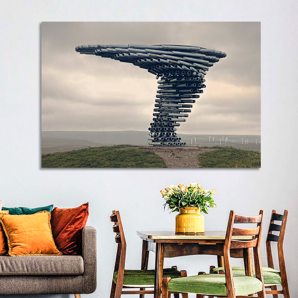 Singing Ringing Tree on Grassy Hill Wall Art