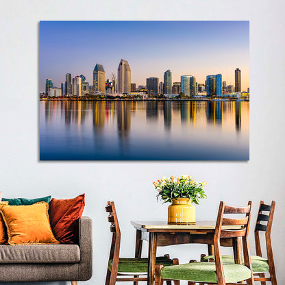 San Diego Skyline Wall Art