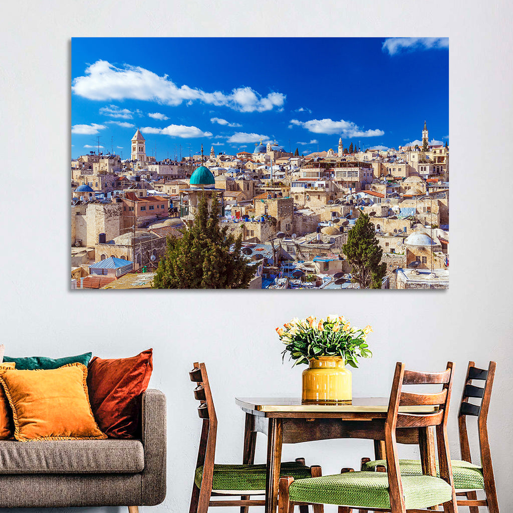 Jerusalem Old City Rooftops Wall Art
