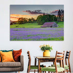 Willamette Valley Barn at Sunset Wall Art