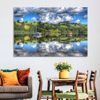 Sailboats on Ullswater Wall Art