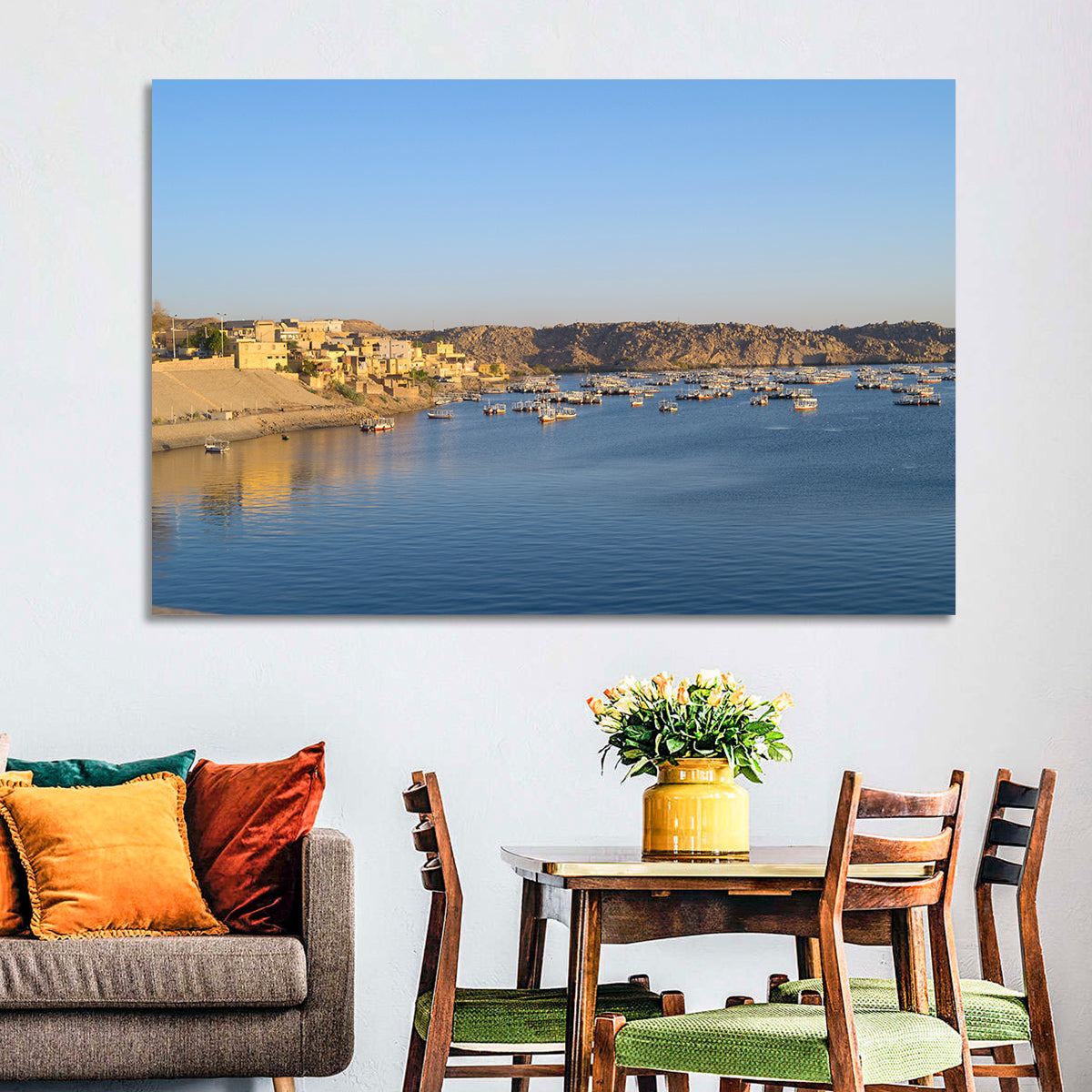 Lake Nasser Harbor View Wall Art